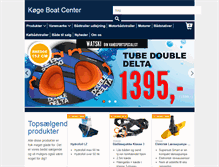 Tablet Screenshot of koegeboatcenter.dk